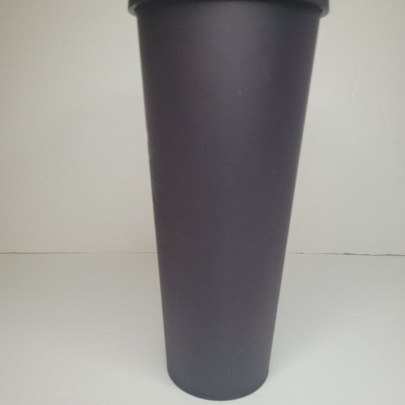 Rare Starbucks Tumbler Matte Plum Halloween Venti 2019 With Straw And Label - Picture 7 of 10